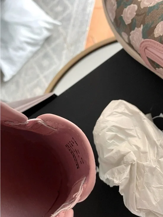 Coach HC8374U Women’s Pink Rose Floral Slip On Cannas Sneakers New in Box - Picture 7 of 8